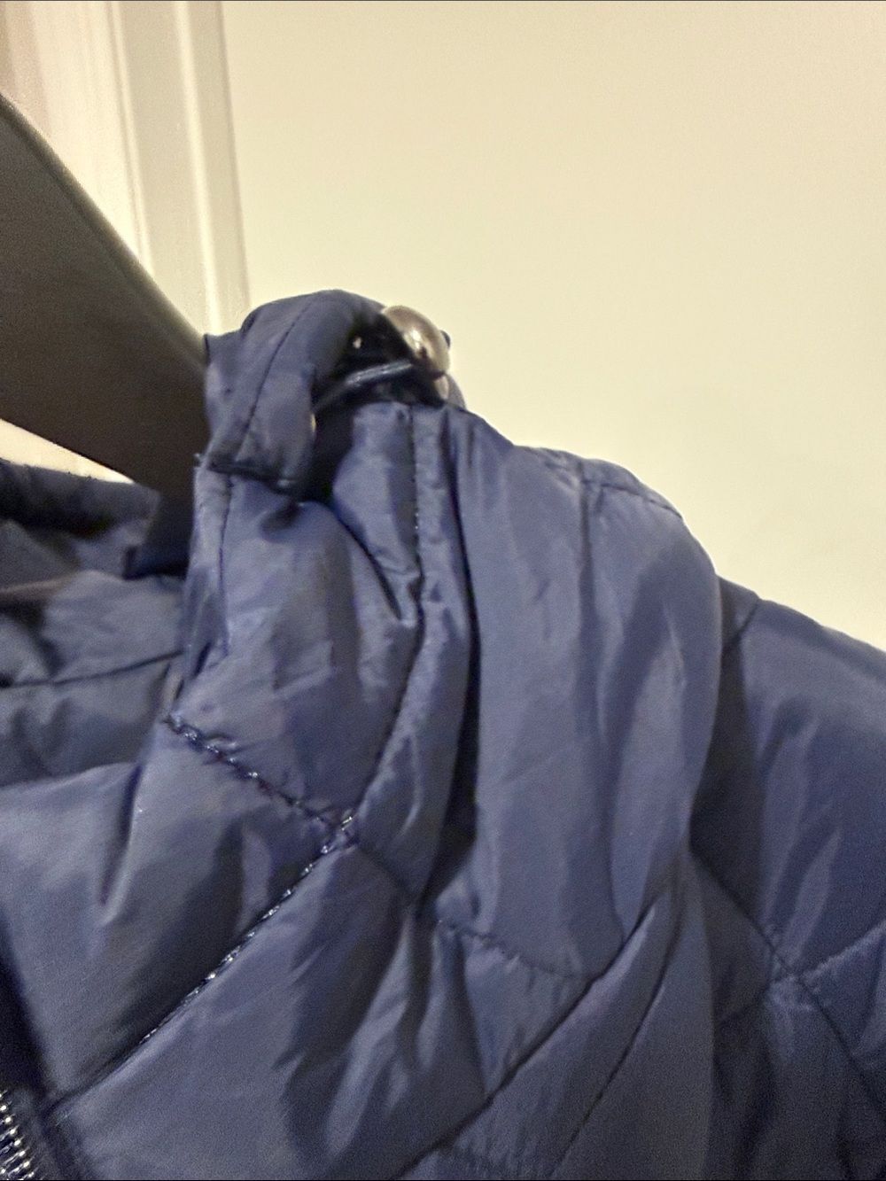 Weatherproof Navy Diamond-Quilt Hooded Puffer Coat - Picture 15 of 15